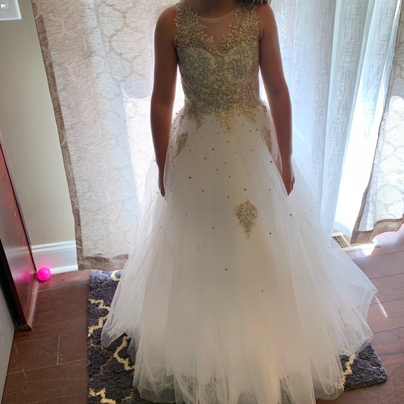 Girls Tiffany pageant dress size 10 - Picture 7 of 8